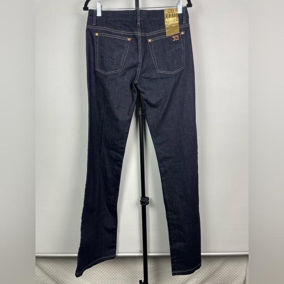 Joe's Jeans Perry Dark Blue Denim‎ Wash Muse Flared Jeans - Picture 4 of 8